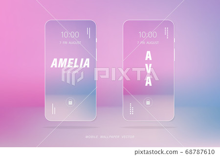Gradient soft pink and light blue mobile phone wallpaper vectors Gradient soft pink and light blue mobile phone wallpaper vectors 68787610