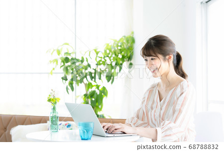 女人做遠程辦公 女人做遠程辦公 68788832