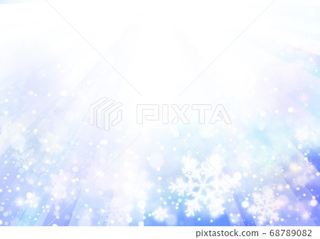 Light blue radiation and snow Light blue radiation and snow 68789082