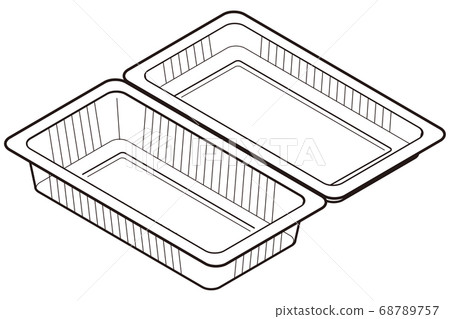 Download Food Pack For Takeaway Food Stock Illustration 68789757 Pixta