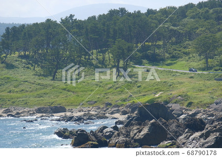 Summer Tanesashi Coast (Sanriku Reconstruction National Park) 68790178