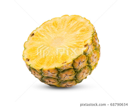 pineapple on white background pineapple on white background 68790634