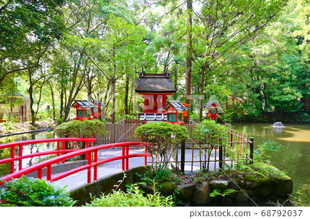 Ogami Shrine Ichikishima Hime Shrine Shrine Pond Ogami Shrine Ichikishima Hime Shrine Shrine Pond 68792037