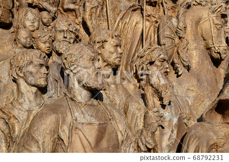Monument to Holy Prince Vladimir the Great on Borovitskaya Square in Moscow near the Kremlin, Russia. The opening ceremony took place on November 4, 2016 Monument to Holy Prince Vladimir the Great on Borovitskaya Square in Moscow near the Kremlin, Russia. The opening ceremony took place on November 4, 2016 68792231