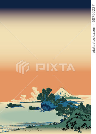 新年賀卡葛飾北齋總書店七ri濱垂直藤下 新年賀卡葛飾北齋總書店七ri濱垂直藤下 68793227