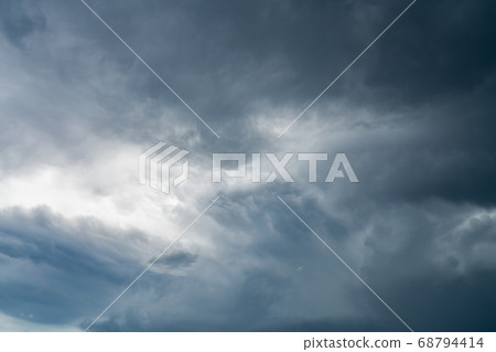 Dark dramatic sky and clouds. Background for death 68794414