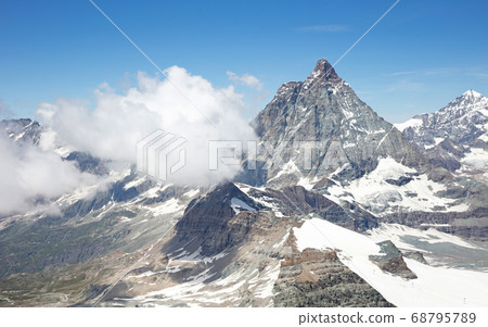 The Matterhorn, the iconic emblem of the Swiss The Matterhorn, the iconic emblem of the Swiss 68795789