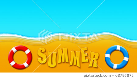 Summer Holiday At Tropical Sandy Beach 68795875