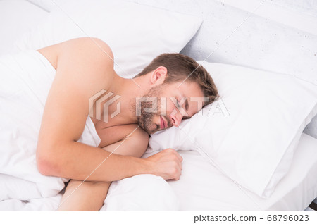 Enjoying leisure time at home. morning sex 68796023