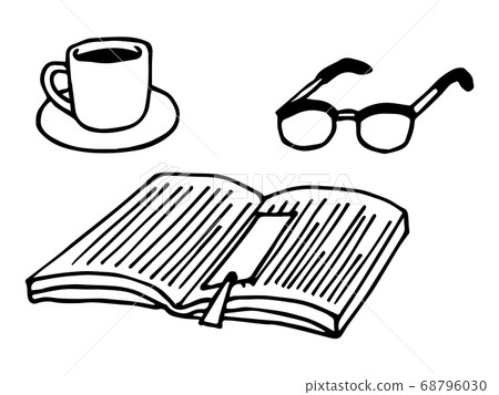 眼鏡咖啡杯書 眼鏡咖啡杯書 68796030