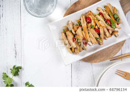Cold dish dried tofu bean curd cold dish dried tofu bean curd 68796134