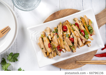 Cold dish dried tofu bean curd cold dish dried tofu bean curd Cold dish dried tofu bean curd cold dish dried tofu bean curd 68796136