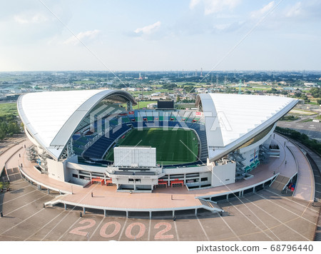 Aerial view of Saitama Stadium 2002 in Saitama City, Saitama Prefecture Aerial view of Saitama Stadium 2002 in Saitama City, Saitama Prefecture 68796440