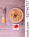 Porridge with shrimp and octopus 68796757