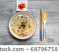 Porridge with shrimp and octopus 68796758
