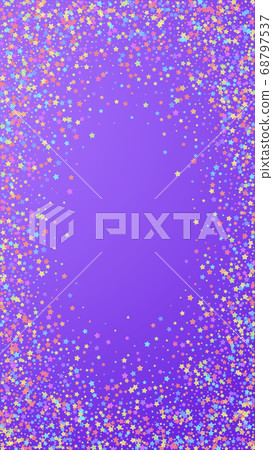 Festive indelible confetti. Celebration stars. Col 68797537