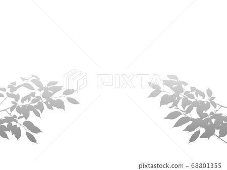 Sakura leaf monochrome 68801355