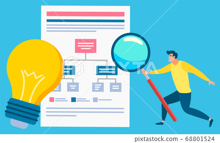 Company Researching, Education Technology Vector Company Researching, Education Technology Vector 68801524