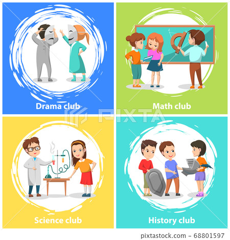 Drama and Math Club, Science and History Classes 68801597