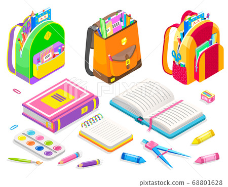 School Bags, Satchels and Books with Supplies 68801628