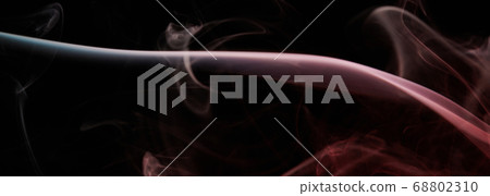 Abstract smoke swirl banner Abstract smoke swirl banner 68802310