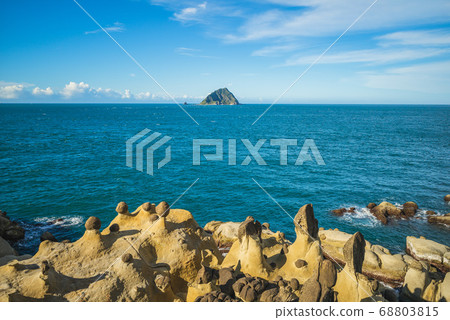 scenery of Keelung islet and Heping Island Park in scenery of Keelung islet and Heping Island Park in 68803815