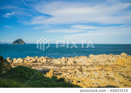 scenery of Keelung islet and Heping Island Park in 68803818