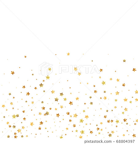 Gold stars random luxury sparkling confetti. Scatt Gold stars random luxury sparkling confetti. Scatt 68804397