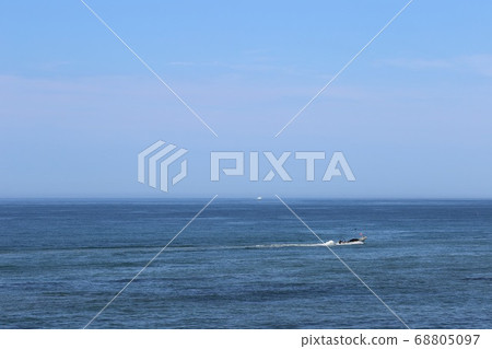 北海道日高區海帶垂釣的風景 68805097