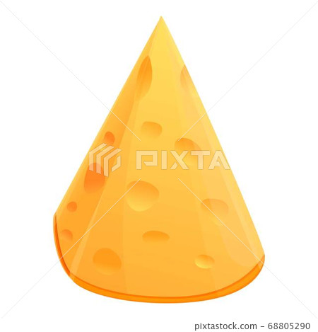 Parmesan cheese icon, cartoon style 68805290