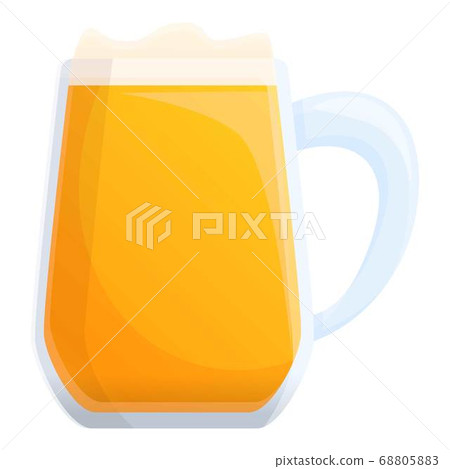 Fresh irish beer mug icon, cartoon style Fresh irish beer mug icon, cartoon style 68805883