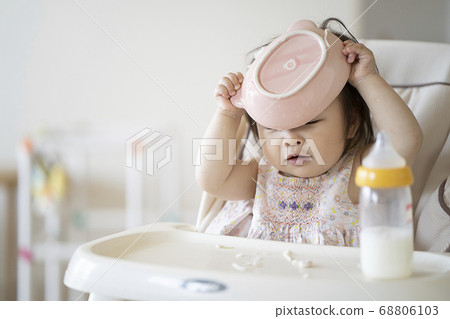 A baby eating a prank A baby eating a prank 68806103