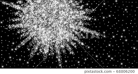 Sparkling silver luxury sparkling confetti. Scatte Sparkling silver luxury sparkling confetti. Scatte 68806200