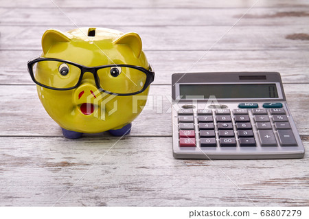 Savings calculation concept. Savings calculation concept. 68807279