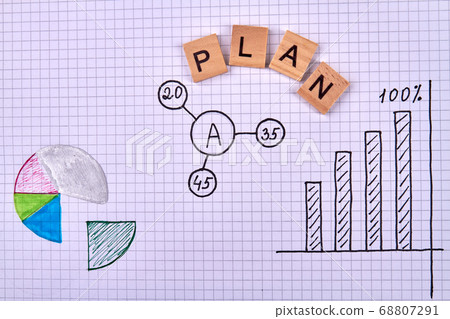 Business plan concept. Business plan concept. 68807291