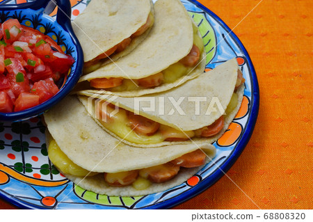 Mexican food Quesadilla 68808320