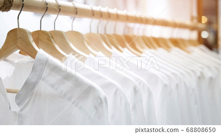 White clothing store in the mall White clothing store in the mall 68808650
