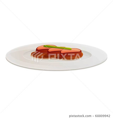 Sweet molecular cuisine icon, cartoon style Sweet molecular cuisine icon, cartoon style 68809942