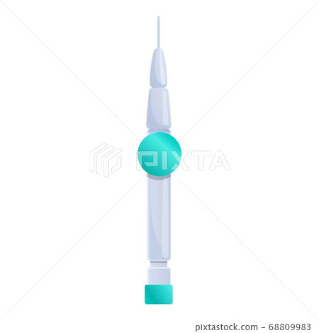 Catheter needle icon, cartoon style 68809983