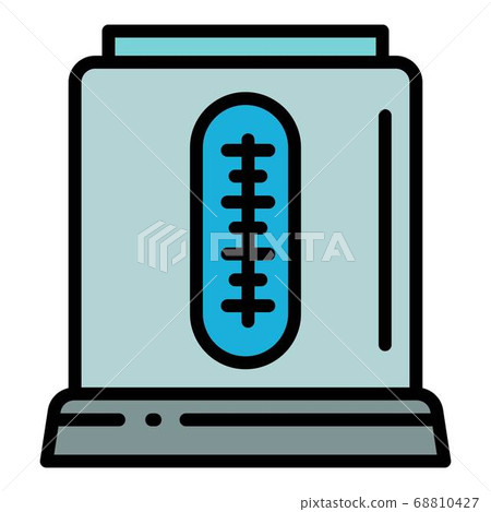 Purifier humidifier icon, outline style 68810427