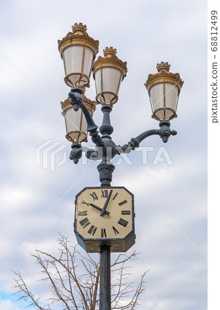 Lamp Pole Clock Lamp Pole Clock 68812499