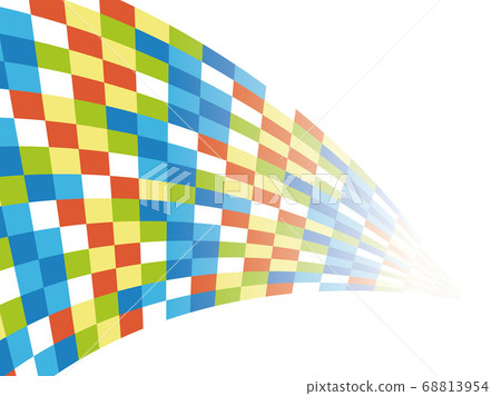 多彩的流行廣場背景 多彩的流行廣場背景 68813954