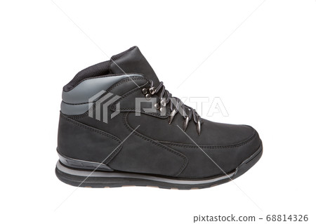 one black men's boot for an active lifestyle, on a one black men's boot for an active lifestyle, on a 68814326