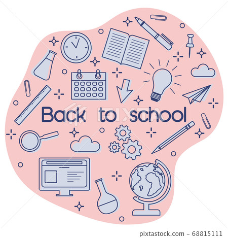 Vector Education Learning Back to school Study 68815111