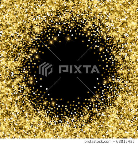 Sparkling gold luxury sparkling confetti. Scattere Sparkling gold luxury sparkling confetti. Scattere 68815485