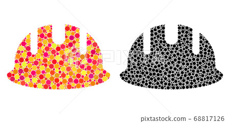 Pixel Builder Hardhat Mosaic Icons 68817126