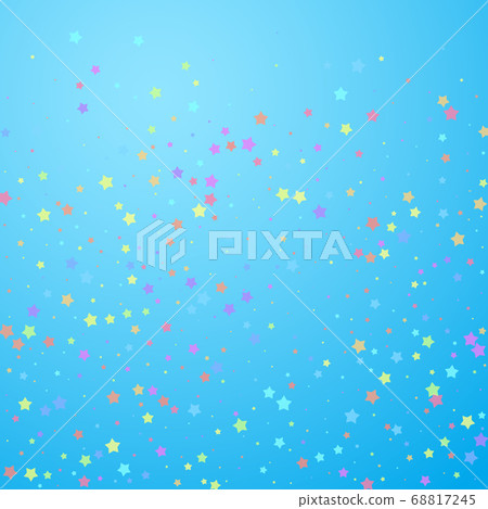 Festive confetti. Celebration stars. Colorful star Festive confetti. Celebration stars. Colorful star 68817245