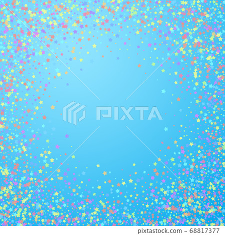 Festive confetti. Celebration stars. Colorful star 68817377