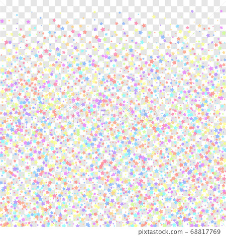 Festive confetti. Celebration stars. Colorful star 68817769