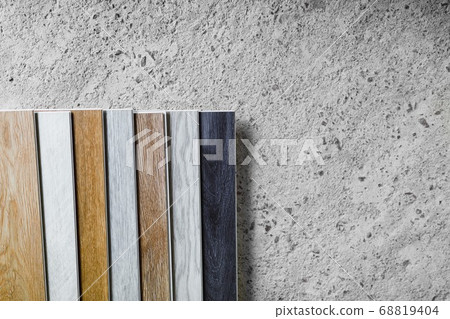 laminate flooring planks variations on concrete 68819404